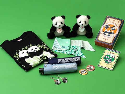 5/31(水)・6/21(水)発売】上野案内所 双子パンダ誕生日記念 新作グッズ