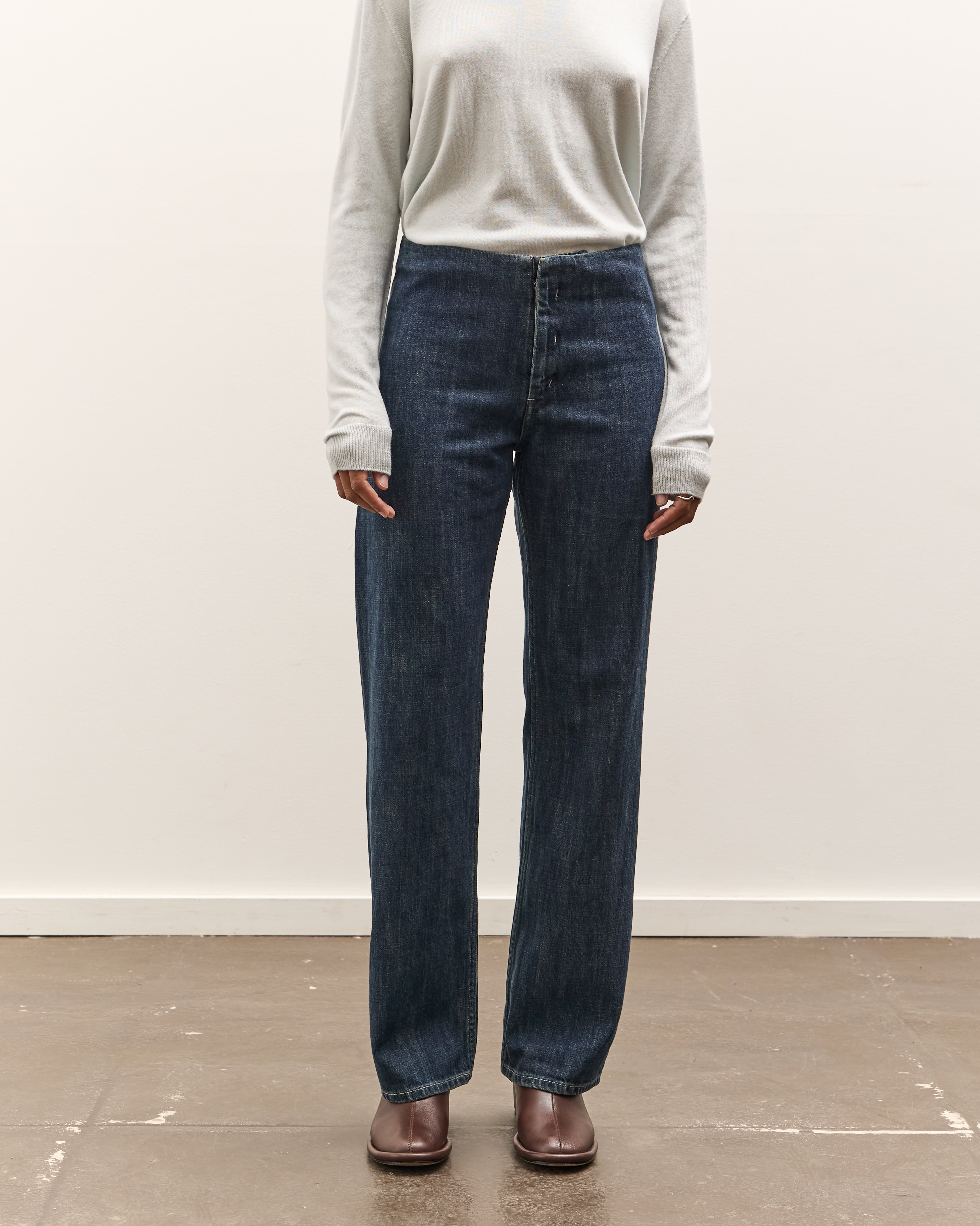seya. Tofu Jeans, Faded Indigo – Glasswing