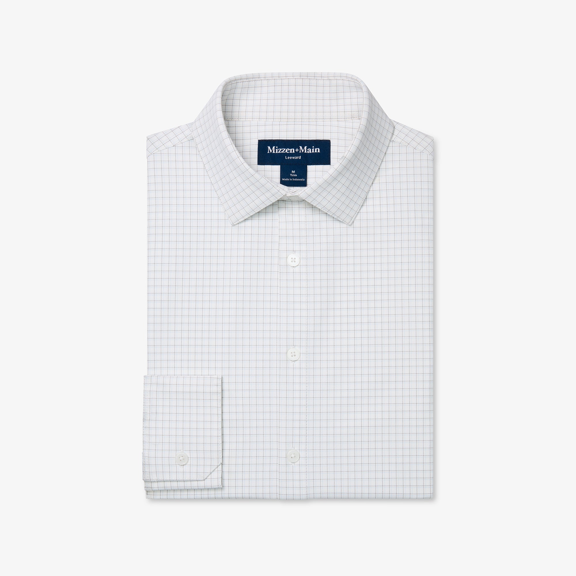 Leeward Dress Shirt - Espresso Joel Plaid | Mizzen+Main