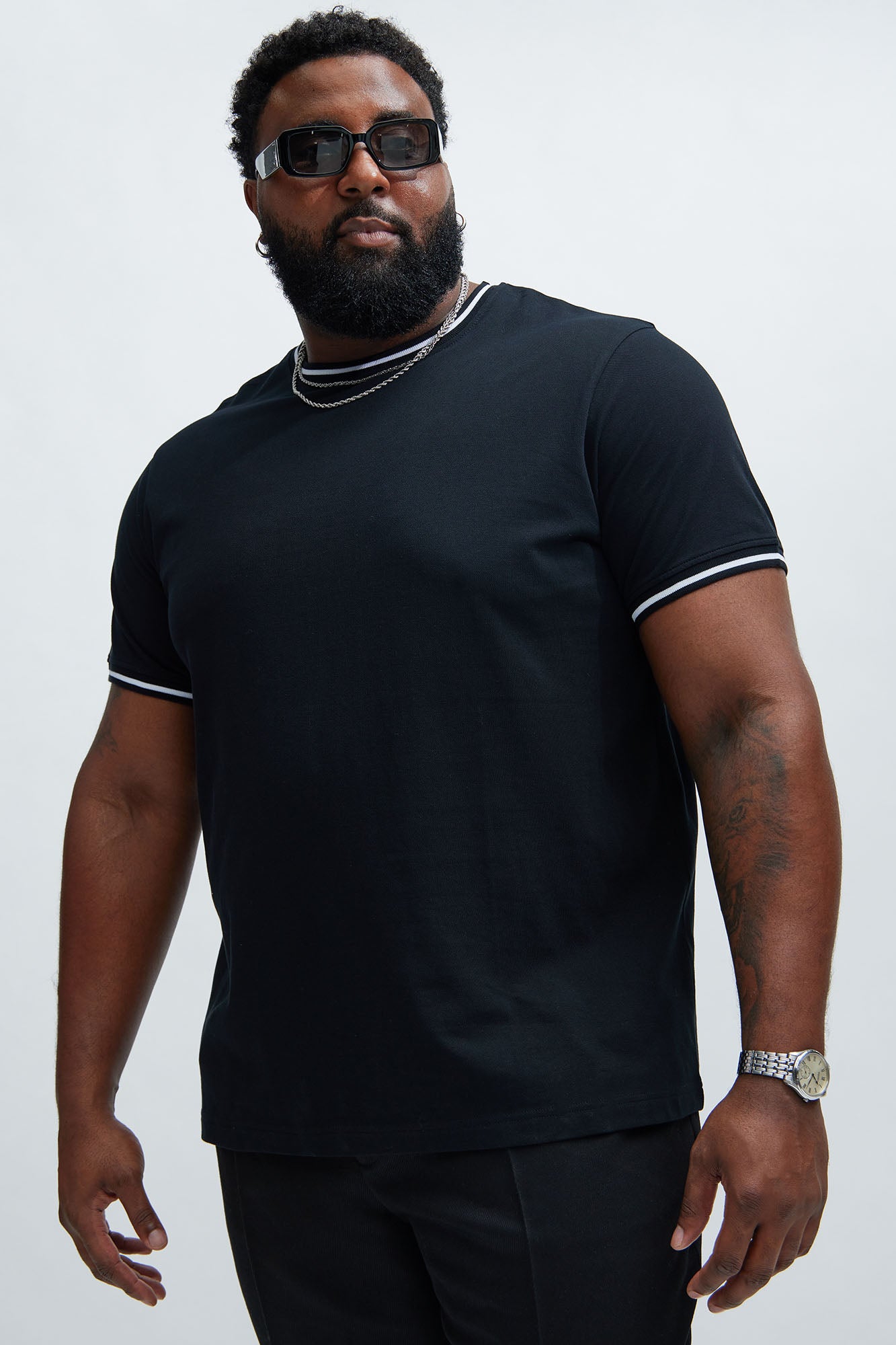 Jaxon Short Sleeve Tee - Black | Fashion Nova