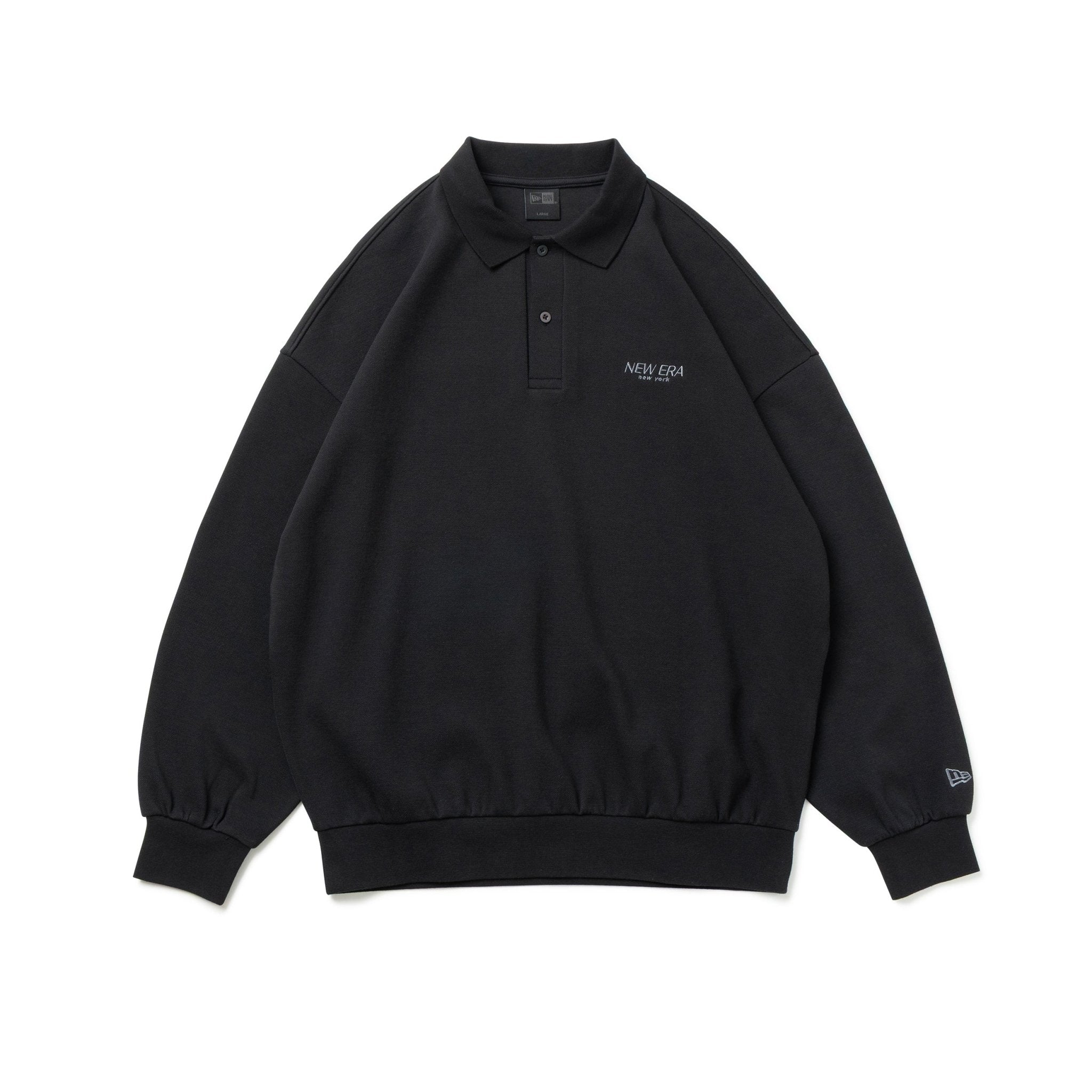 スウェット スナップ カーディガン BLACK LABEL FW25 ブラック