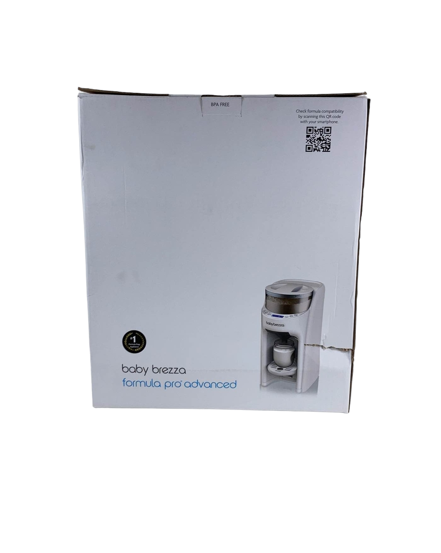 Baby Brezza Formula Pro Advanced Baby Formula Dispenser, White on Whit