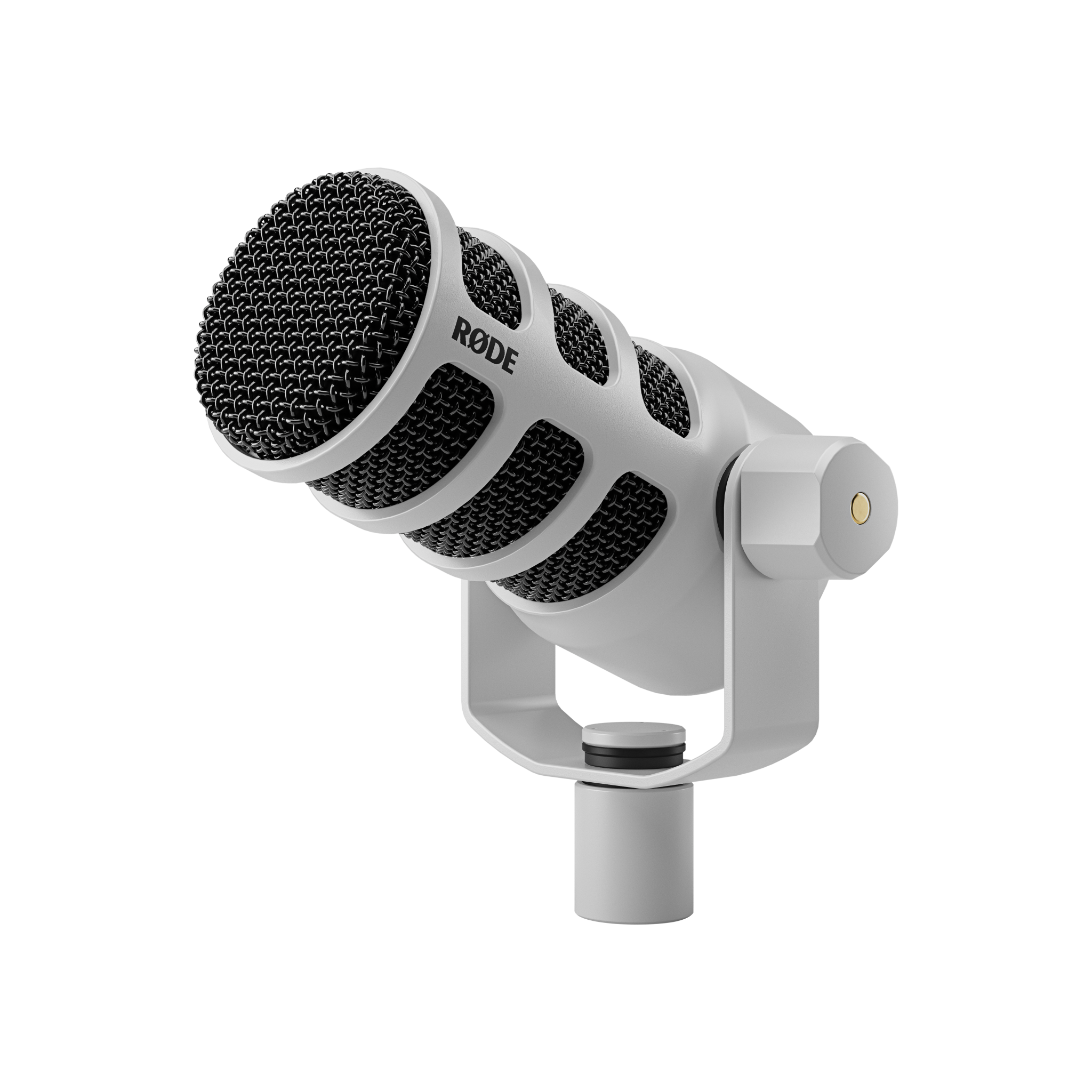 RODE PodMic Dynamic Podcasting Microphone, White - Janzen Brothers