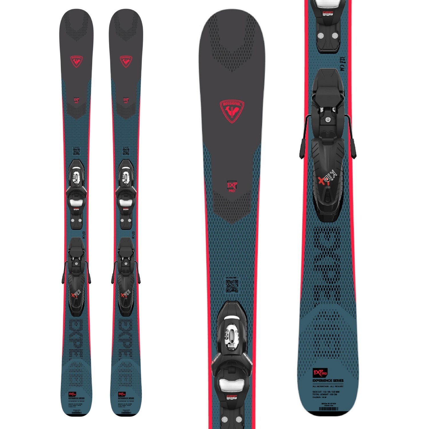 2023 Rossignol Experience Pro Skis + Kid X 4 GW Bindings - SOLNIX