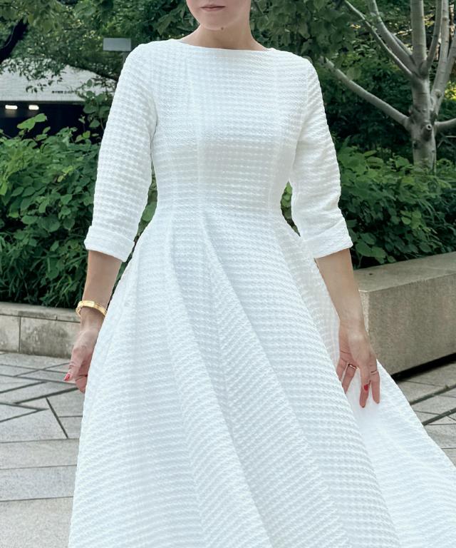 千鳥立体フレアワンピース｜JENNE(ジェンヌ)公式通販：パリジェンヌの