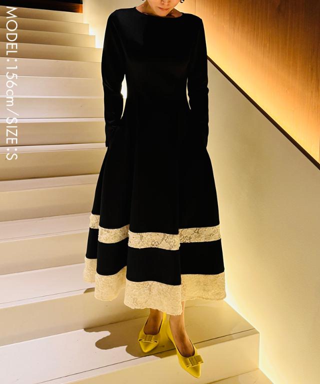 レース切り替えカットソーワンピース｜JENNE(ジェンヌ)公式通販：パリ