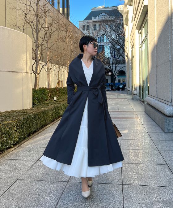 ショール風オードリーコート｜JENNE(ジェンヌ)公式通販：パリジェンヌ