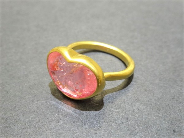 銀座本店にてマリーエレーヌドゥタイヤックのピンクトルマリンハート