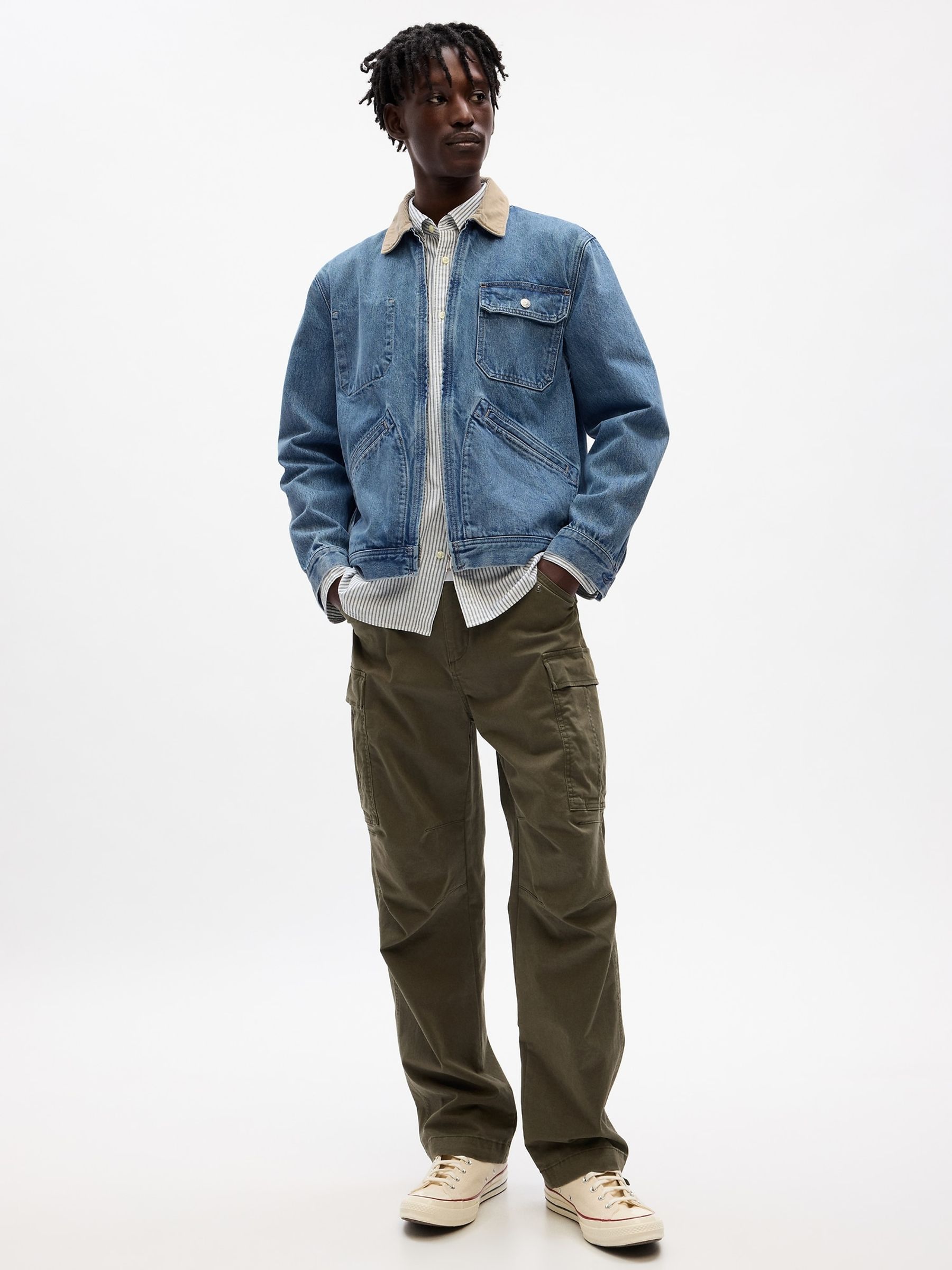Blue Unisex Sean Wotherspoon Washwell Denim Chore Jacket | Gap