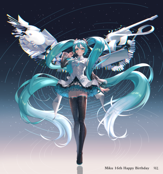 イラスト「初音ミク Happy 16th Birthday」