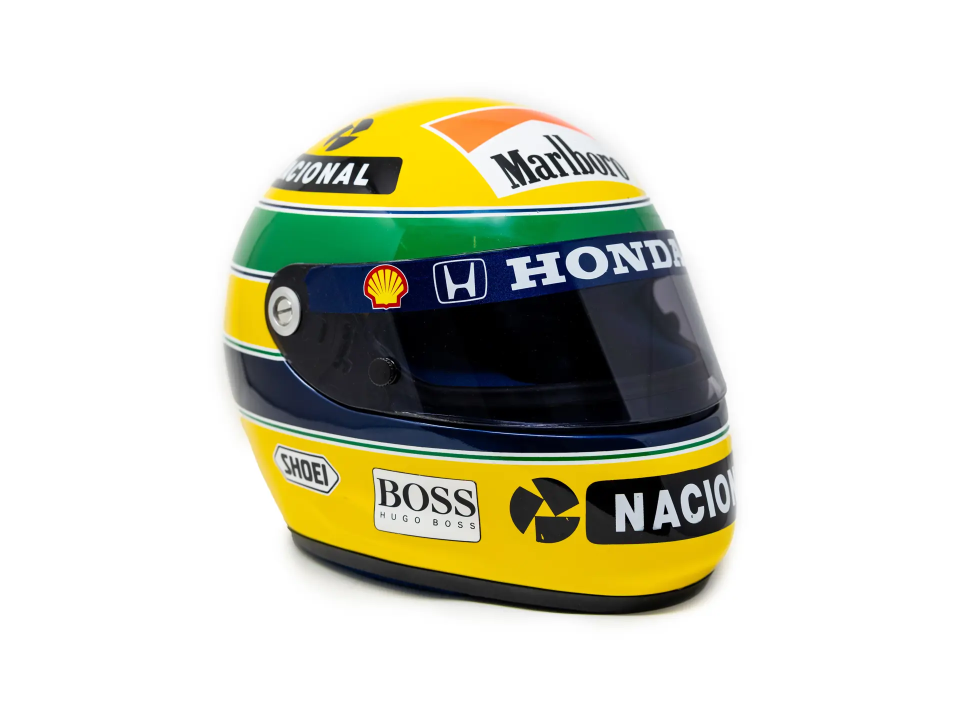1992 Ayrton Senna McLaren-Honda Formula 1 Shoei Helmet | Shift