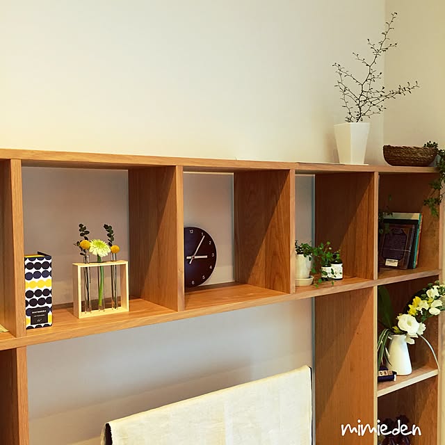 無印良品 スタッキングシェルフ5段用3列オープン型追加セット/オーク材