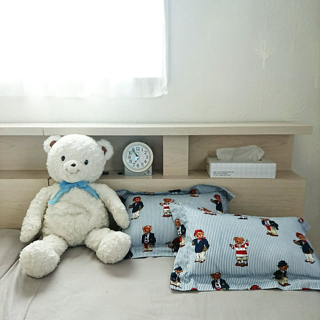 RALPH LAUREN] ポロベア ツインサイズ シーツセット（ブルー