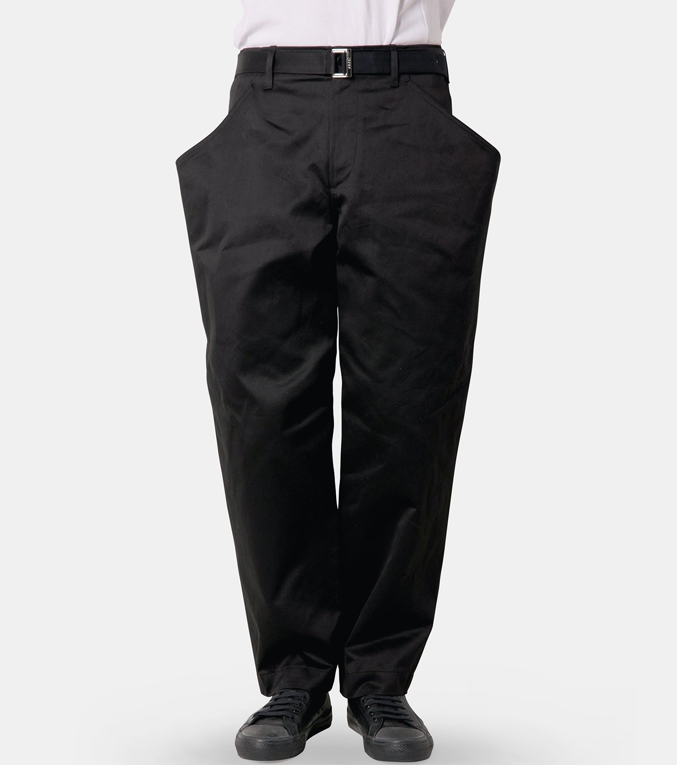 サカイ - sacai | Cotton Chino Pants-Black-3の通販 | RESTIR リステア