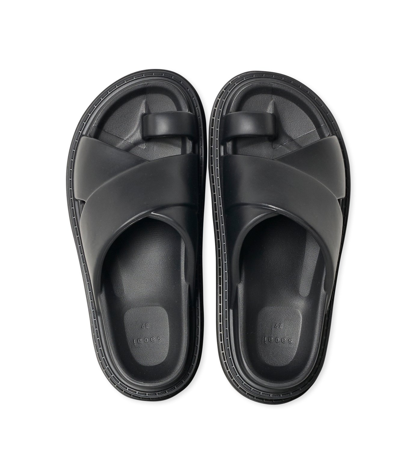 サカイ - sacai | Foam Multiple Sole Sandals-Black-36の通販