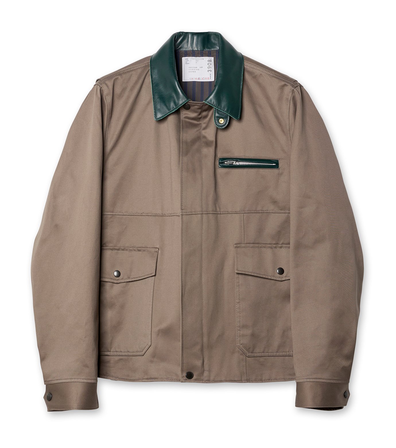 サカイ - sacai | Cotton Chino Blouson-Gray-1の通販 | RESTIR リステア