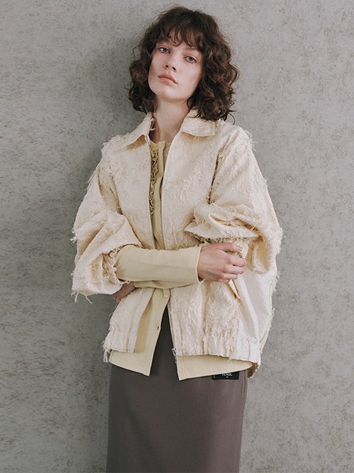 アイレネ カットヤーンニット イエロー リステア ルシェルブルー LE