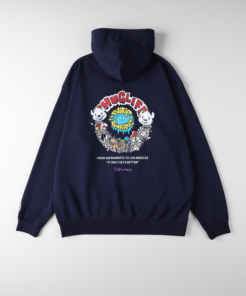 アートプリントパーカー メンズ(M ホワイト): トップス｜Right-on公式