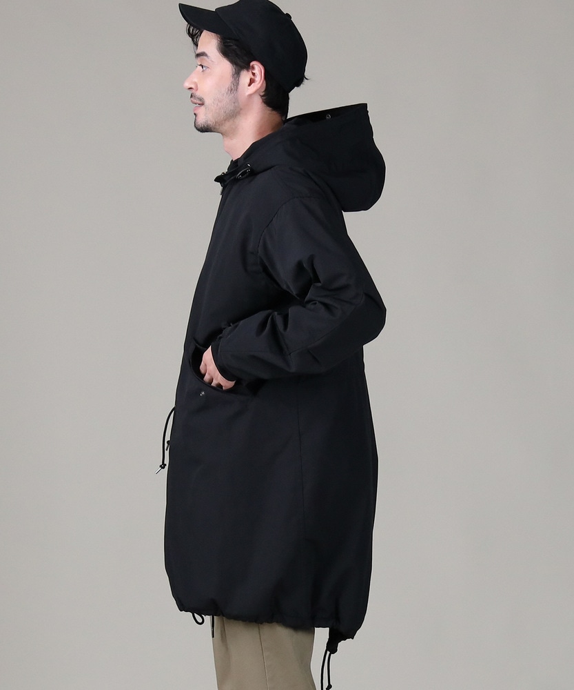 中綿モッズコート メンズ(S ブラック): ジャケット/アウター｜Right-on