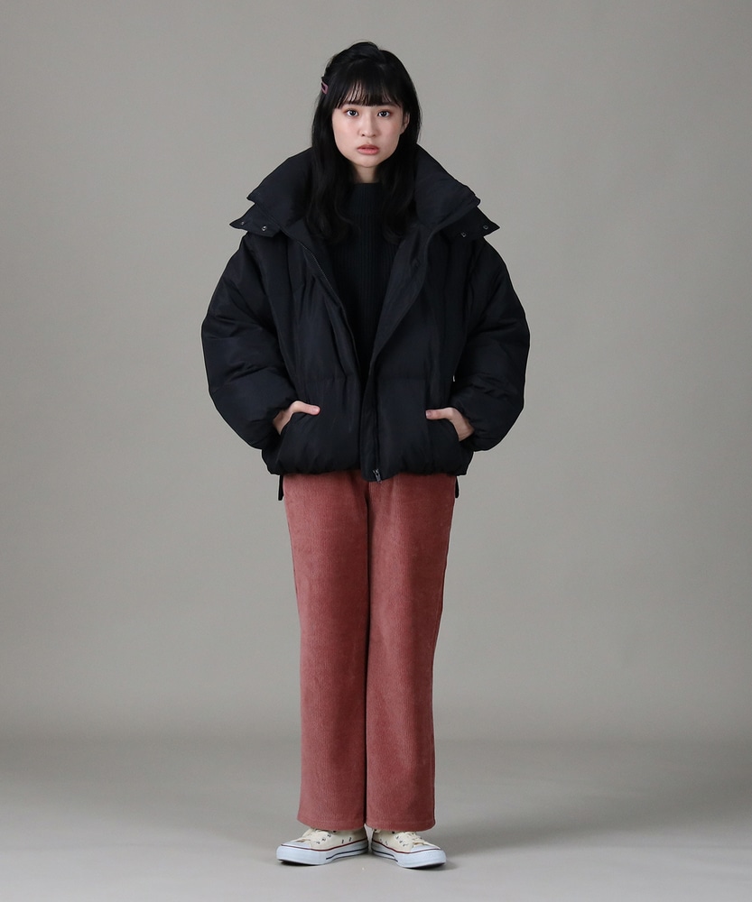 ショート丈中綿ジャケット(M ブラック): ジャケット/アウター｜Right