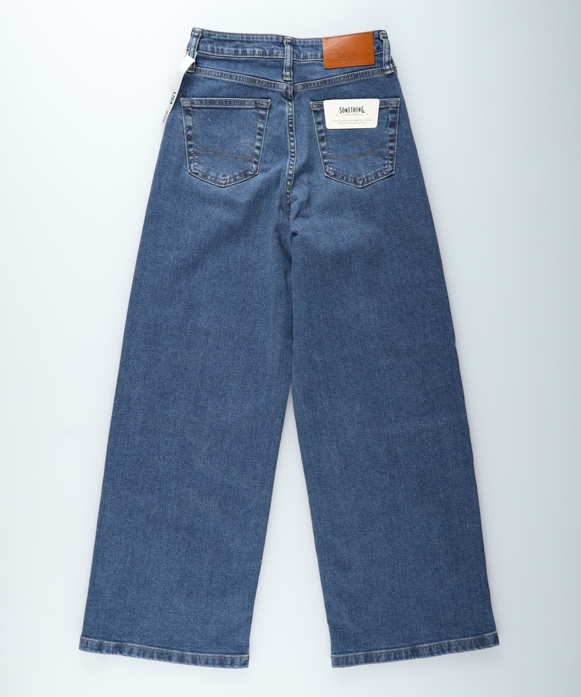 LISA」ワイドパンツ【自宅で試着、返品送料無料】(XS 中濃色