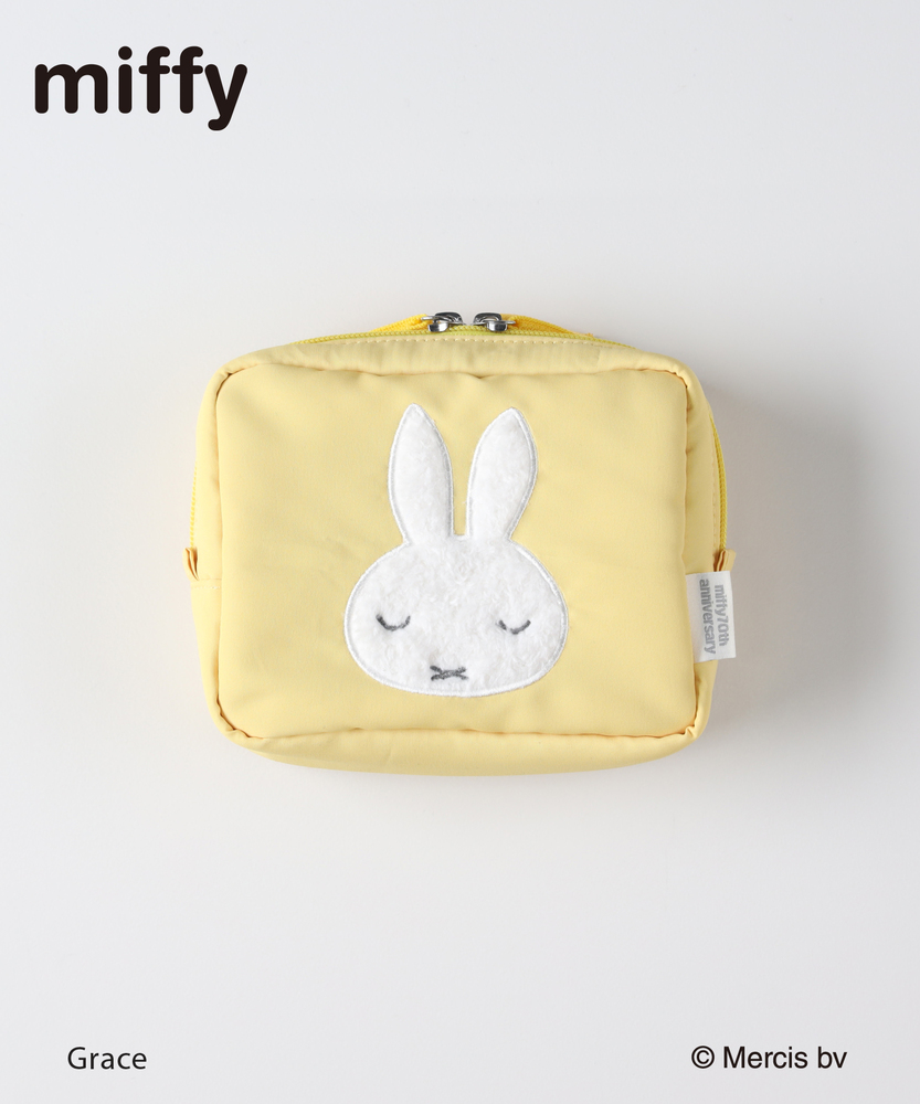 miffy」 ミッフィーポーチ（70周年限定デザイン）(ONE SIZE イエロー