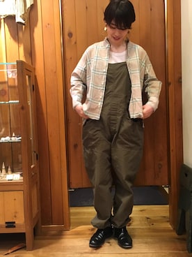 Engineered Garmentsのサロペット/オーバーオールを使ったレディース