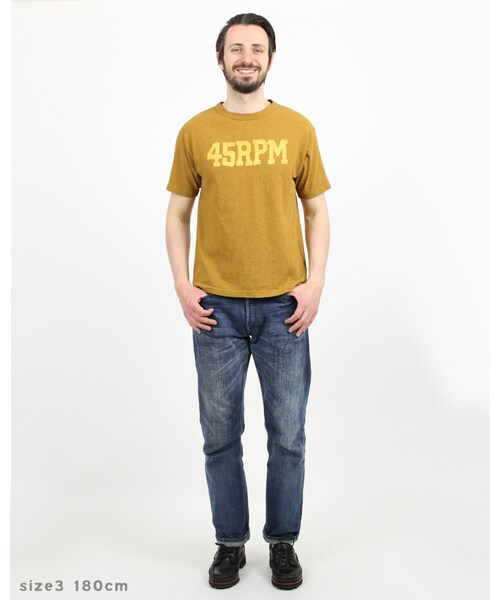45R（フォーティファイブアール）の「45RPMプリントTシャツ（）」 - WEAR