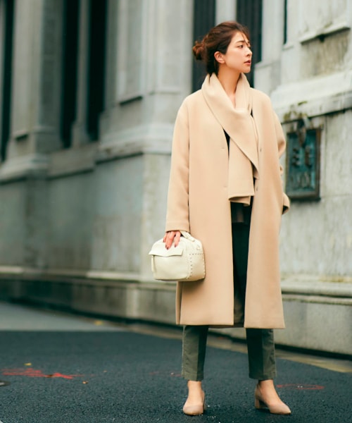 BARNYARDSTORM（バンヤードストーム）の「ストール付ノーカラーコート