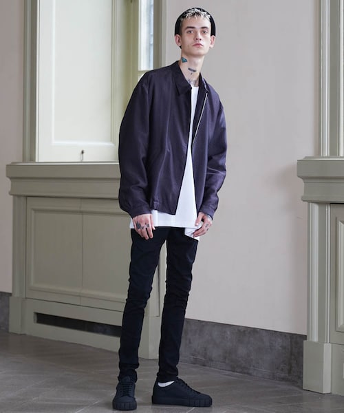 LIDNM（リドム）の「JACQUARD ZIP BLOUSON（ブルゾン）」 - WEAR