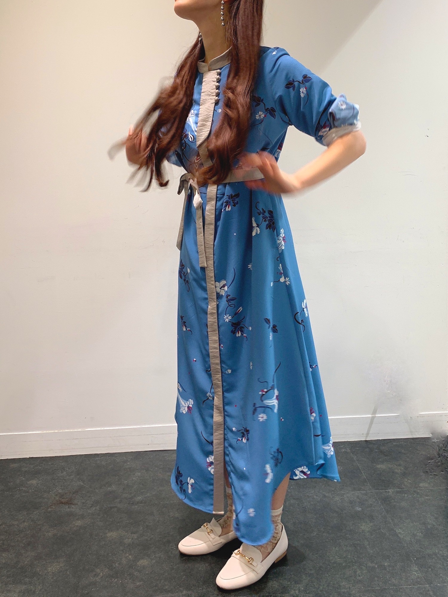 ROSE BUD（ローズバッド）の「オリエンタルプリントワンピース