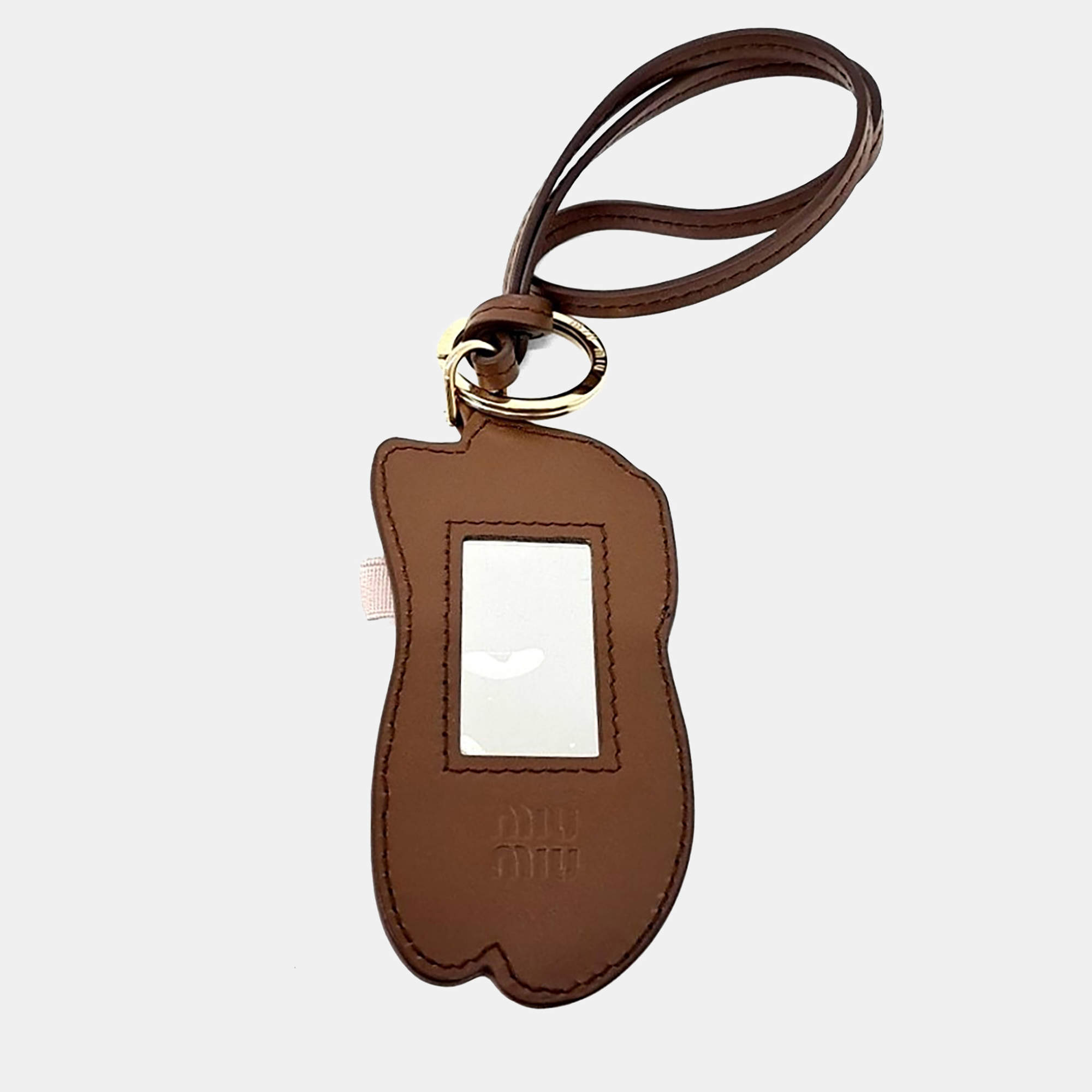 Miu Miu Key Holder Pink Crocodile Embossed Leather Miu Miu | TLC