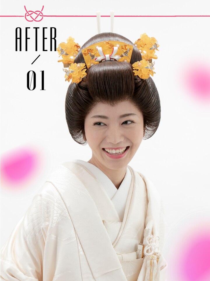 小顔効果あり！？ 「和装かつら」にまつわる意外な真実3｜ゼクシィ