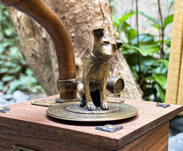 台湾 手作り蓄音機型オルゴール│NIPPER wenting-phonograph - Pinkoi