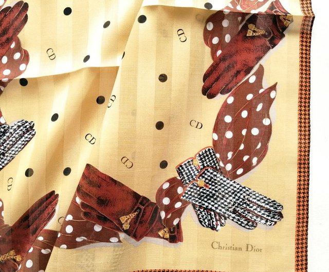 送料無料 10%OFF】タイ ヴィンテージ クリスチャンディオール スカーフ