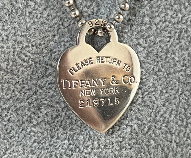 香港 ティファニー シルバー925 ハート型 チョーカー ネックレス