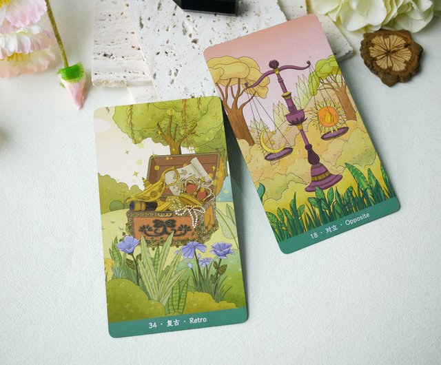 自然諭言カード Nature Enlightenment オラクルカード vermilion