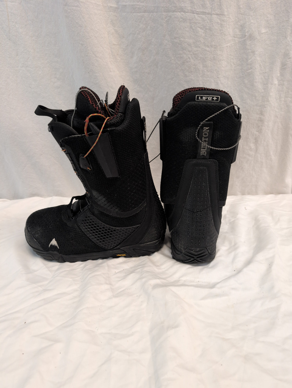 Used Burton SLX Mens Snowboard Boots Black Senior 9