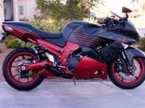 Voodoo Slip-On Kawasaki Blk Dual Zx14 - VEZX14L2B - Speed Addicts