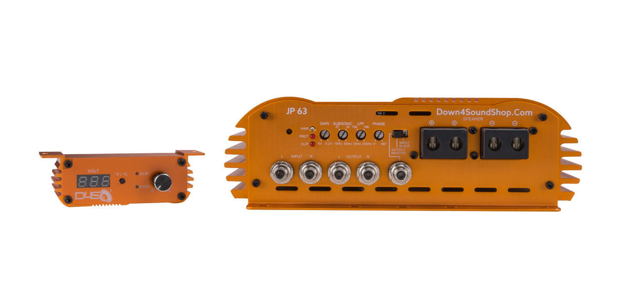 DOWN4SOUND JP63 ORANGE | 6300W RMS AMPLIFIER - Down4Sound Shop