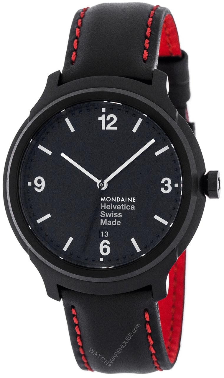 MONDAINE Helvetica No.1 Bold New York Edition Men's Watch MH1