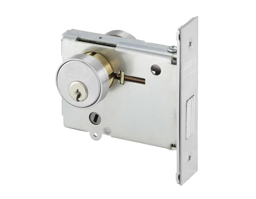 Deadbolt, Mortise DL4113 626 LC-Less Cylinder