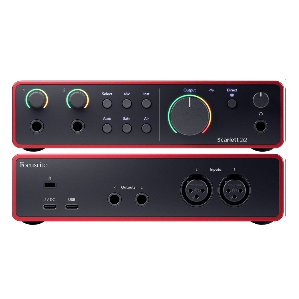 FOCUSRITE SCARLETT 2i2 (4th Gen) 2x2 USB Audio Recording Interface