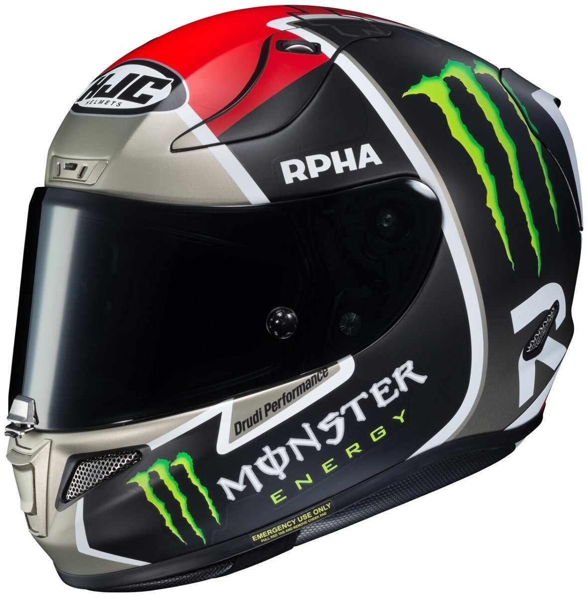 HJC RPHA 11 Pro Monster Energy Jonas Folger MC-1SF - MotoDirect.com