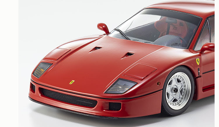 1/18 Kyosho Ferrari F40 (Red) Diecast Car Model - LIVECARMODEL.com