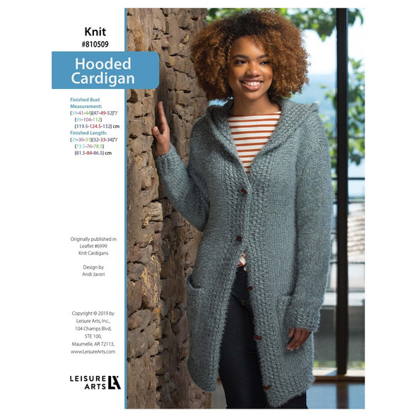 Leisure Arts Knit Cardigans Striped Cardigan ePattern - Leisure Arts