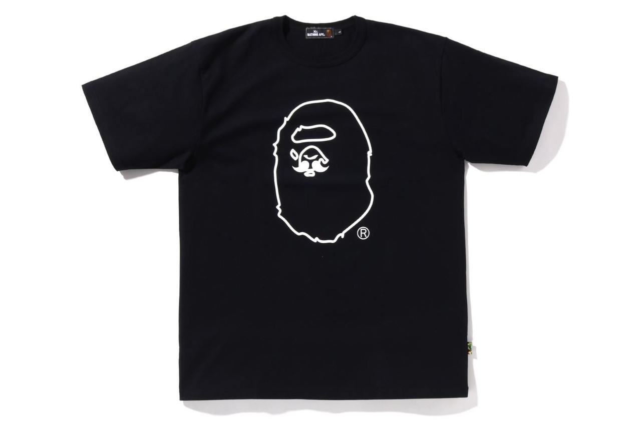 BAPE CUT AND SEWN MR BATHING APE WIDE FIT TEE