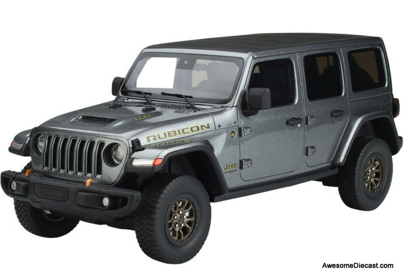 GT Spirit 1:18 2021 Jeep Wrangler Rubicon 392, Granite Crystal