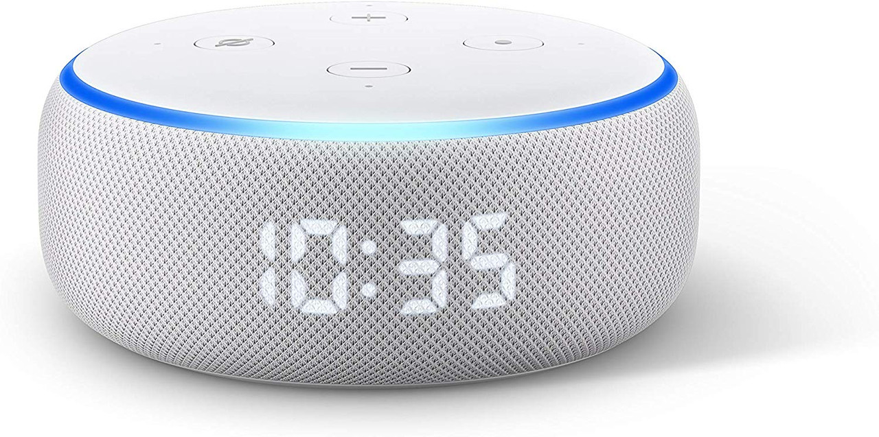 Amazon Echo Dot 3rd Generation with Clock Smart Speaker with Alexa