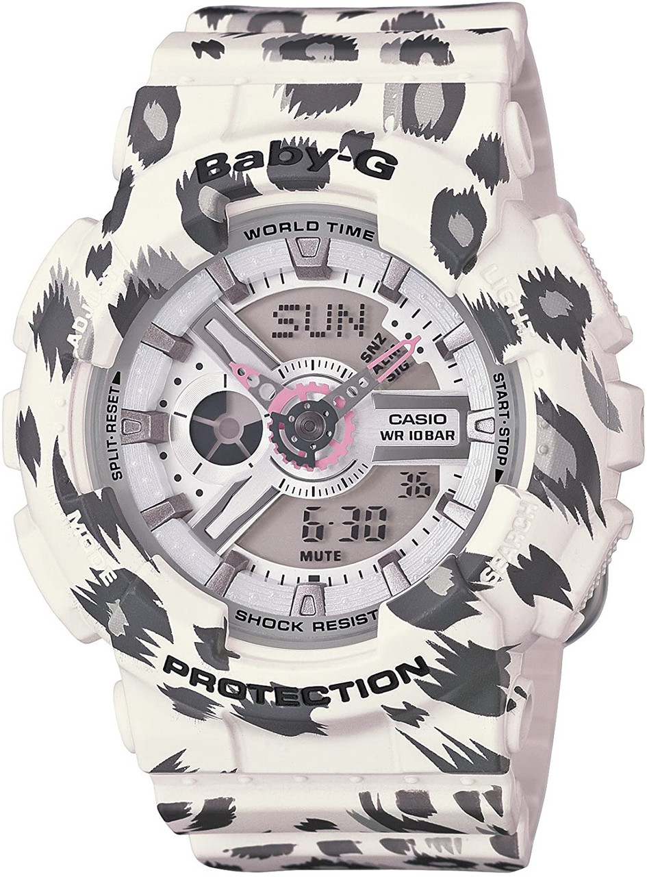 Casio Baby-G BA-110LP-7AJF White Leopard Series - Shopping In